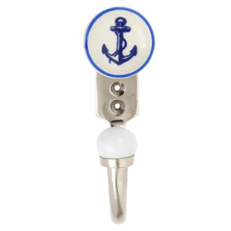 Anchor Flat Ceramic Hook